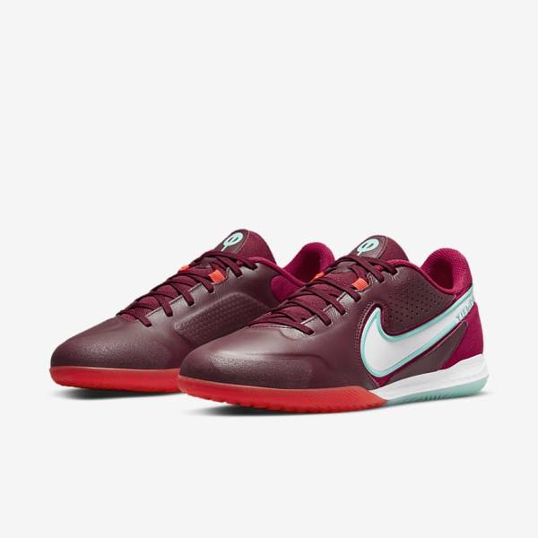 Nike React Tiempo Legend 9 Pro IC Indoor-Court Moški Nogometni Čevlji Rdeča / Svetloba Rdeča / Bela | NK569GPI