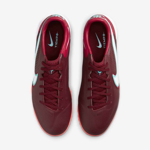 Nike React Tiempo Legend 9 Pro TF Turf Moški Nogometni Čevlji Rdeča / Svetloba Rdeča / Bela | NK621TAB