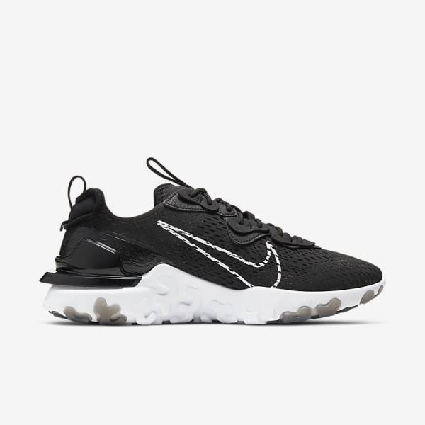 Nike React Vision Moški Superge Črna / Bela | NK690ECX