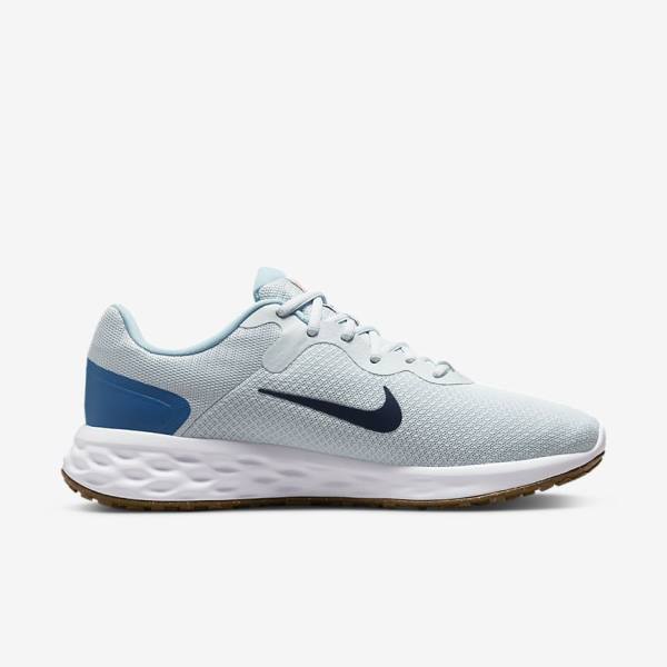 Nike Revolution 6 (Extra Wide) Moški Tekaški Čevlji Platina | NK516TPQ