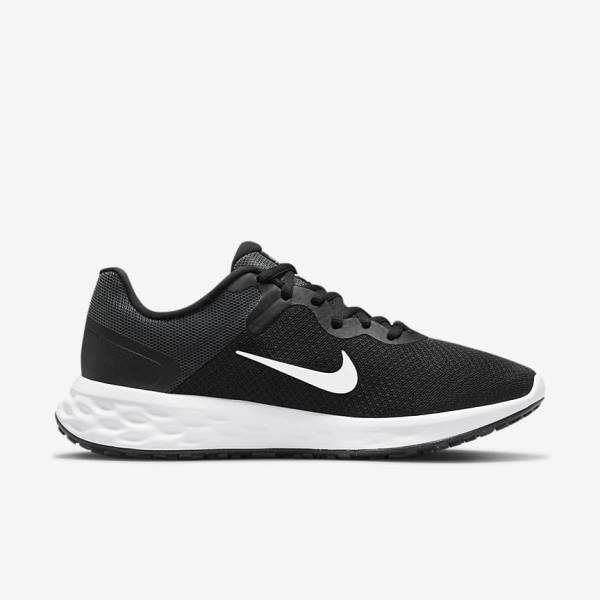 Nike Revolution 6 Next Nature Road Ženske Tekaški Čevlji Črna / Temno Siva / Bela | NK738ZVX