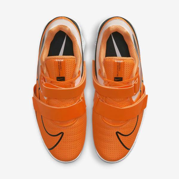 Nike Romaleos 4 Moški Športni Copati Oranžna / Bela / Črna | NK408GRV