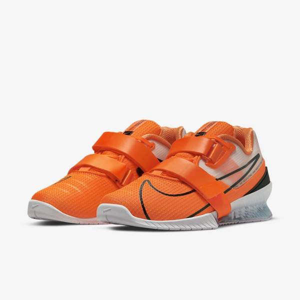 Nike Romaleos 4 Moški Športni Copati Oranžna / Bela / Črna | NK408GRV