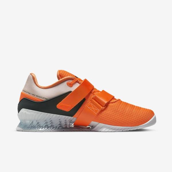 Nike Romaleos 4 Ženske Športni Copati Oranžna / Bela / Črna | NK962MAW