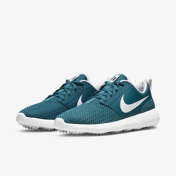 Nike Roshe G Moški Čevlji Za Golf Črna / Bela | NK943SIJ