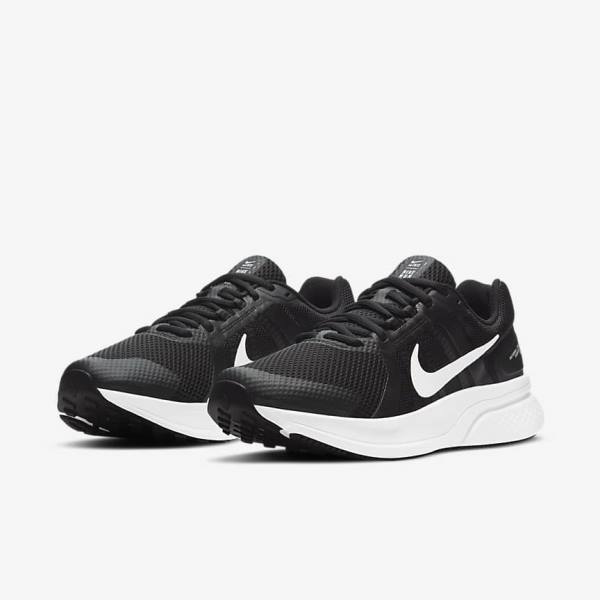 Nike Run Swift 2 Road Moški Tekaški Čevlji Črna / Temno Siva / Bela | NK672WHK