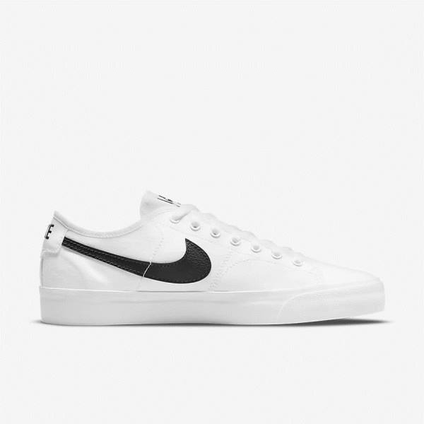 Nike SB BLZR Court Ženske Skate Čevlji Bela / Črna / Črna | NK089CHU