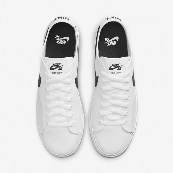 Nike SB BLZR Court Ženske Skate Čevlji Bela / Črna / Črna | NK089CHU