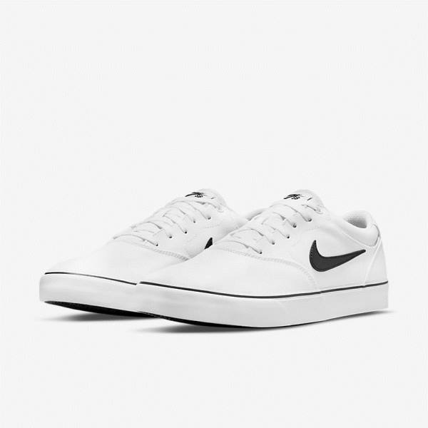 Nike SB Chron 2 Canvas Moški Skate Čevlji Bela / Črna | NK420LGU