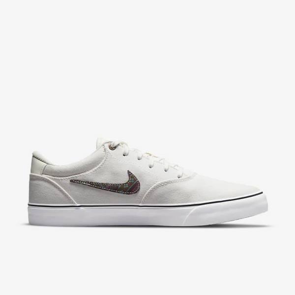 Nike SB Chron 2 Canvas Premium Ženske Skate Čevlji Siva / Zelena | NK120CWI