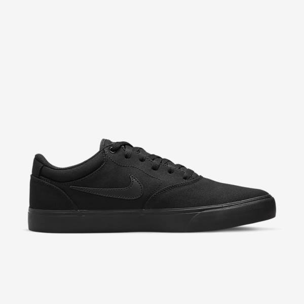 Nike SB Chron 2 Canvas Ženske Skate Čevlji Črna | NK052LGD