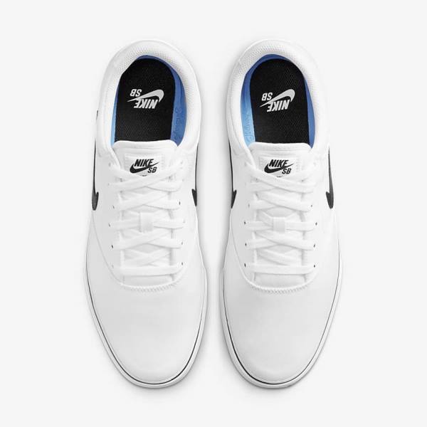 Nike SB Chron 2 Canvas Ženske Skate Čevlji Bela / Črna | NK806YQI