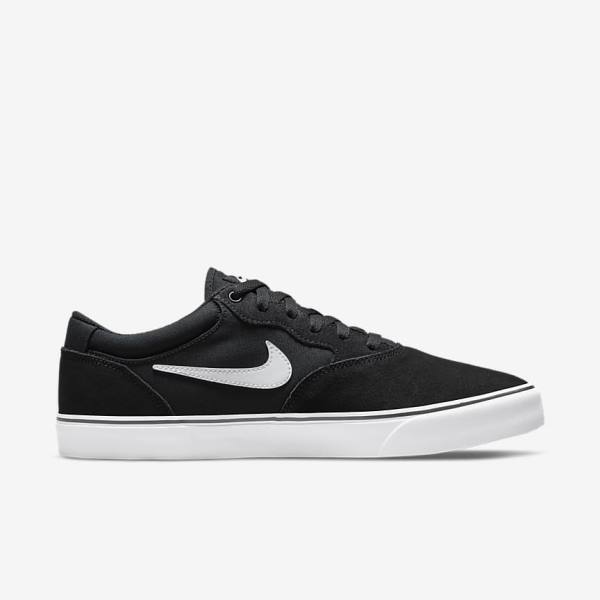 Nike SB Chron 2 Ženske Skate Čevlji Črna / Bela | NK031YHL