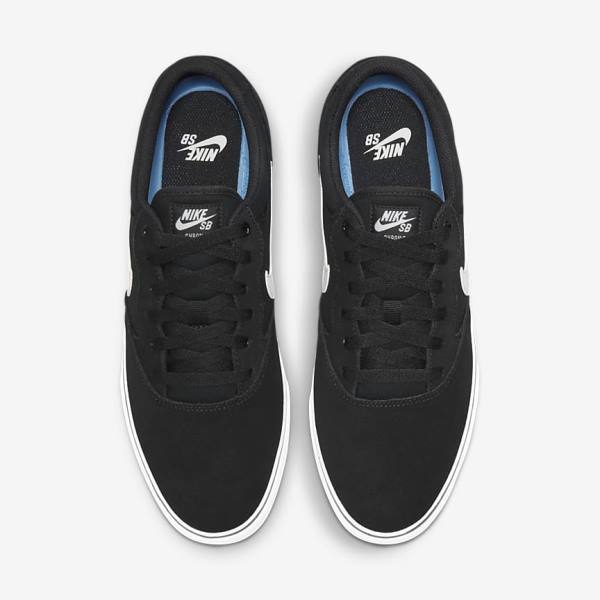 Nike SB Chron 2 Ženske Skate Čevlji Črna / Bela | NK031YHL