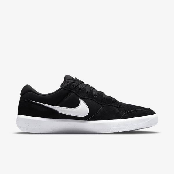 Nike SB Force 58 Moški Skate Čevlji Črna / Bela | NK064IET