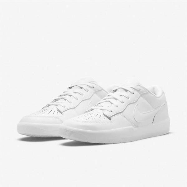 Nike SB Force 58 Premium Moški Skate Čevlji Bela | NK632VEA