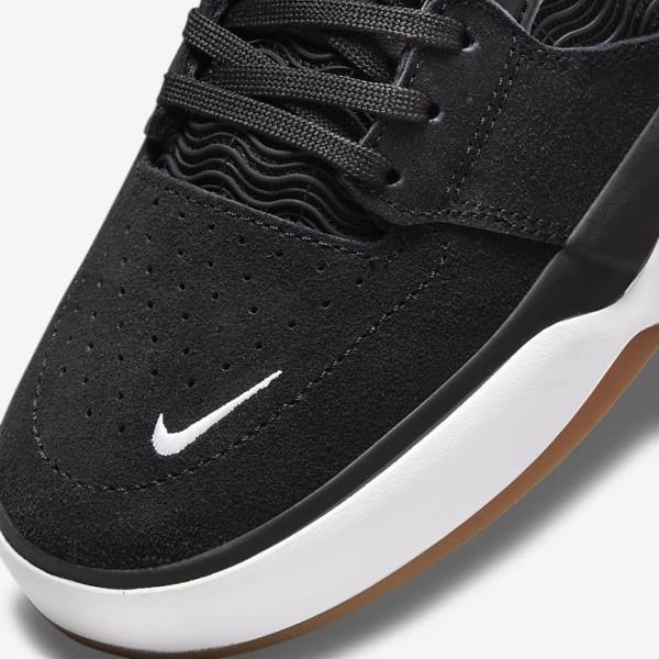 Nike SB Ishod Wair Moški Skate Čevlji Črna / Temno Siva / Bela | NK742FRD