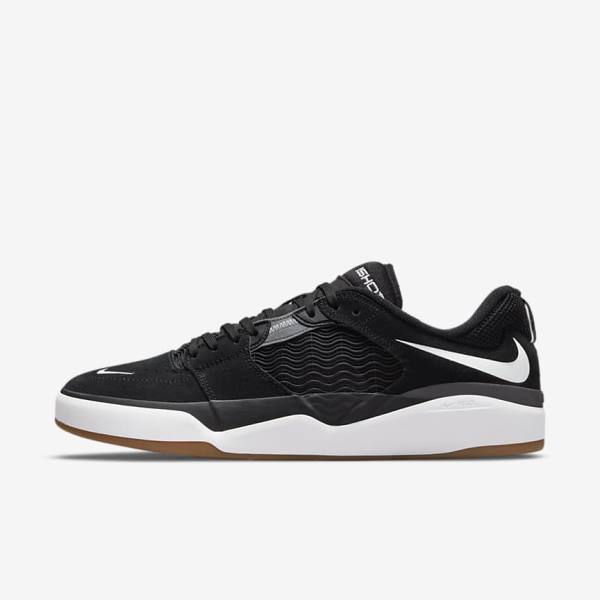 Nike SB Ishod Wair Moški Skate Čevlji Črna / Temno Siva / Bela | NK742FRD