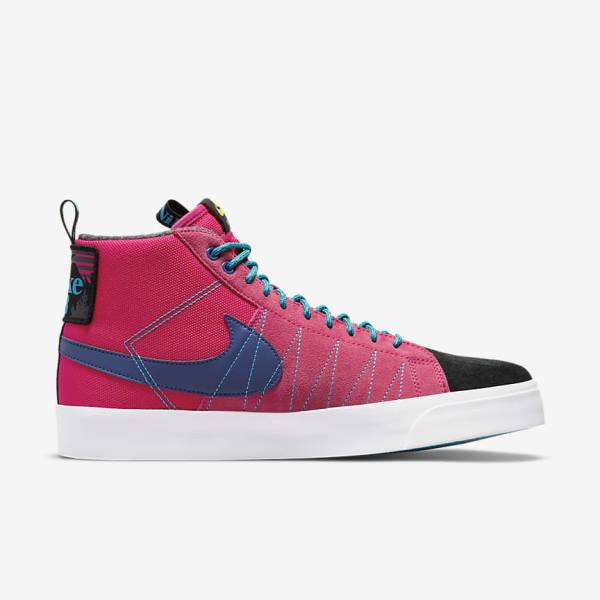 Nike SB Zoom Blazer Mid Premium Moški Superge Kraljevsko Modra | NK108LED