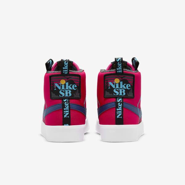 Nike SB Zoom Blazer Mid Premium Moški Superge Kraljevsko Modra | NK108LED