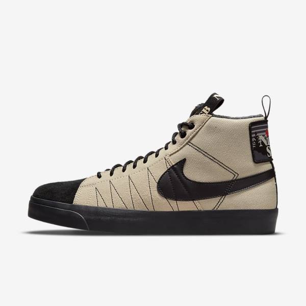 Nike SB Zoom Blazer Mid Premium Moški Superge Oranžna / Črna | NK384BGE