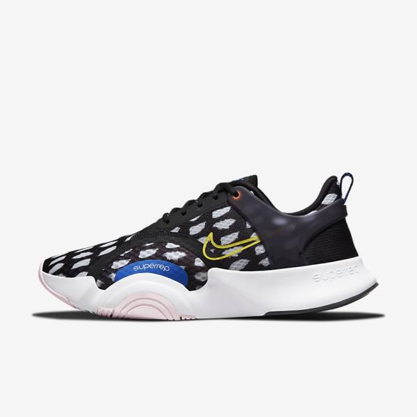 Nike SuperRep Go 2 Moški Športni Copati Črna / Bela / Modra / Rumena | NK307FDT