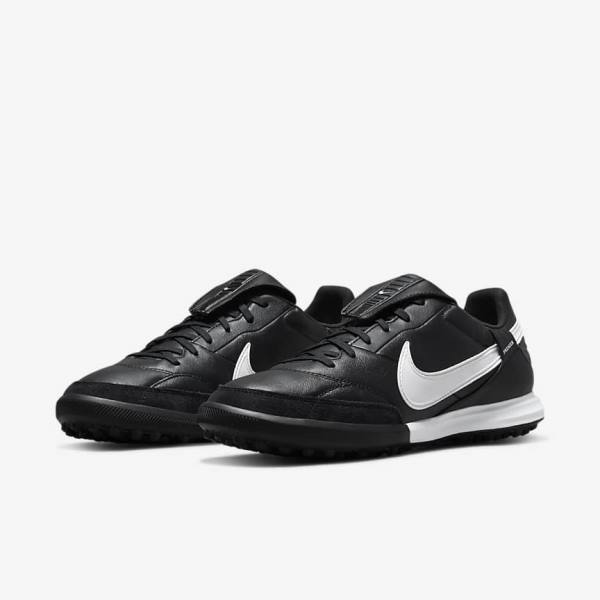 Nike The Premier 3 TF Artificial-Turf Moški Nogometni Čevlji Črna / Bela | NK975YEW