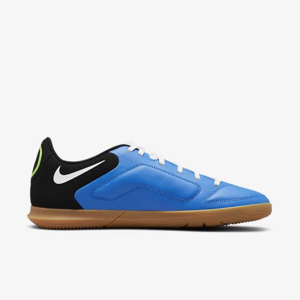 Nike Tiempo Legend 9 Club IC Indoor-Court Ženske Nogometni Čevlji Svetloba Modra / Svetloba Zelena / Rjav / Črna | NK597WOZ