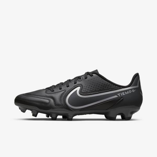 Nike Tiempo Legend 9 Club MG Multi-Ground Ženske Nogometni Čevlji Črna / Temno Siva | NK156MPE