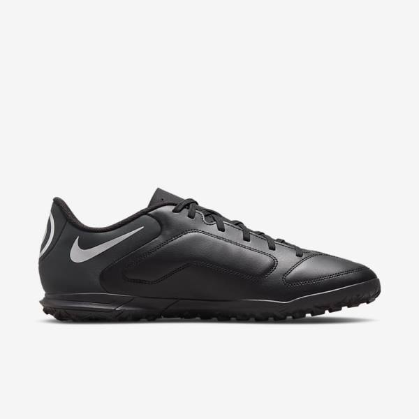 Nike Tiempo Legend 9 Club TF Turf Ženske Nogometni Čevlji Črna / Temno Siva | NK743POA