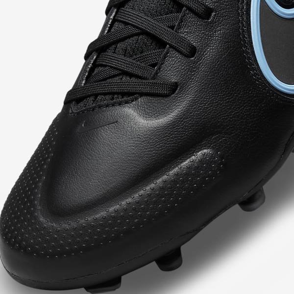 Nike Tiempo Legend 9 Pro FG Firm-Ground Moški Nogometni Čevlji Črna / Siva | NK653FZK