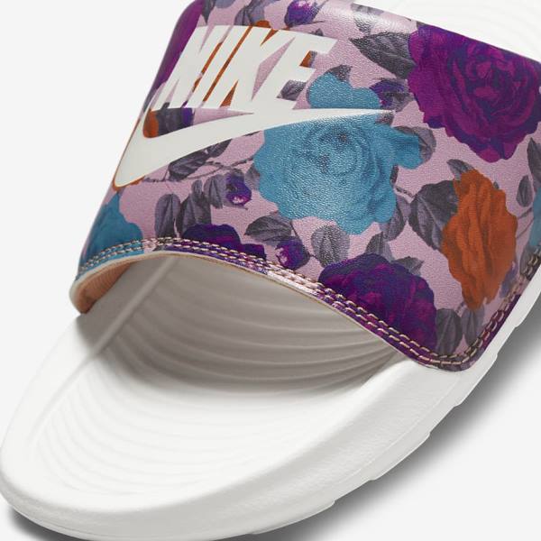 Nike Victori One Print Ženske Natikači Roza | NK615LRS