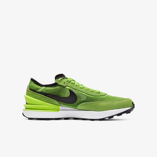 Nike Waffle One Older Otroci Pohodni Čevlji Zelena / Rdeča / Črna | NK290LZF