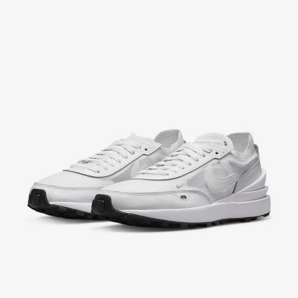 Nike Waffle One Ženske Superge Bela / Črna / Bela | NK163GLU