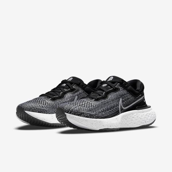 Nike ZoomX Invincible Run Flyknit Road Moški Tekaški Čevlji Bela / Črna / Bela | NK704VCW