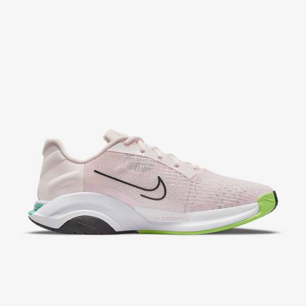 Nike ZoomX SuperRep Surge Endurance Class Ženske Športni Copati Svetloba Roza / Zelena / Črna | NK497JRL