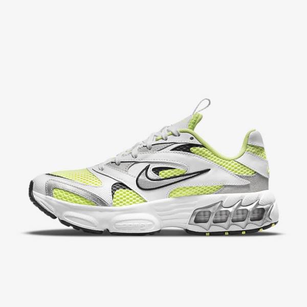 Nike Zoom Air Fire Ženske Superge Bela / Svetloba Limona / Črna / Kovinski Srebrna | NK427CGY