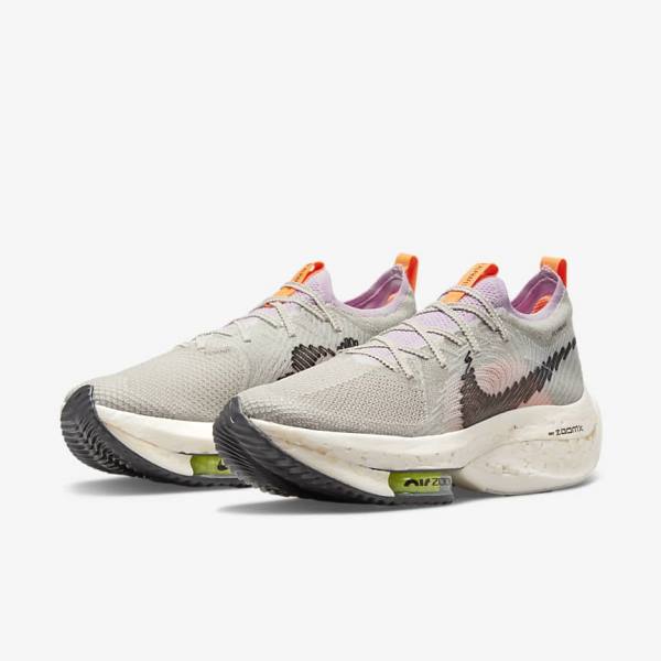 Nike Zoom Alphafly Next Nature Road Racing Moški Tekaški Čevlji Kremna | NK210JEU