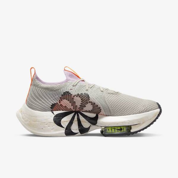 Nike Zoom Alphafly Next Nature Road Racing Ženske Tekaški Čevlji Kremna | NK831VHU