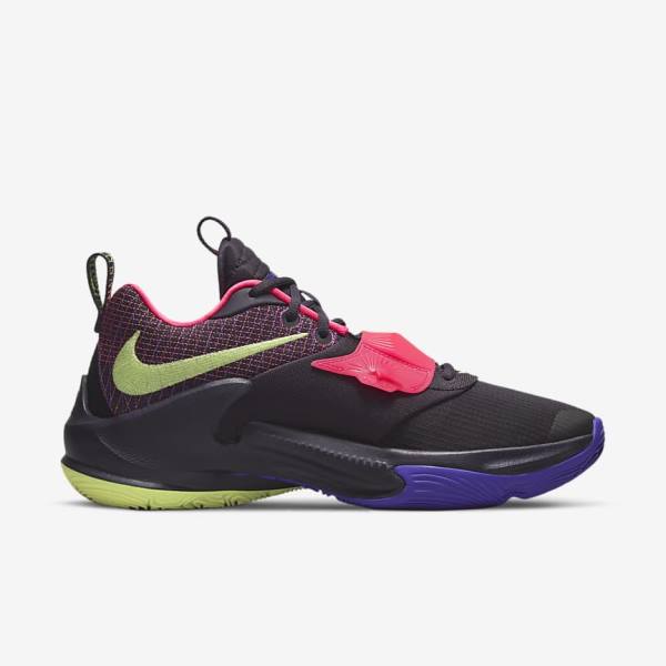 Nike Zoom Freak 3 Moški Košarkaški Copati Vijolična / Roza / Vijolična / Svetloba Limona | NK679EZU