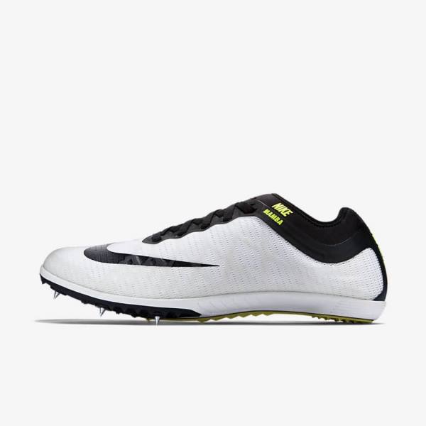 Nike Zoom Mamba 3 Unisex Distance Spike Moški Tekaški Čevlji Bela / Črna | NK410JUQ