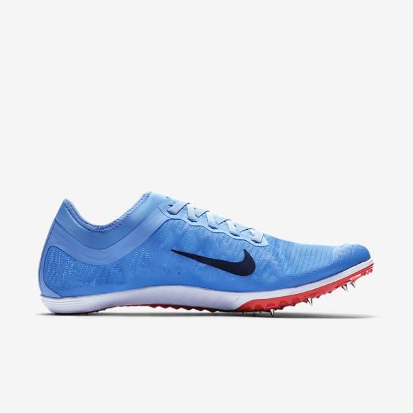 Nike Zoom Mamba 3 Unisex Distance Spike Moški Tekaški Čevlji Modra / Svetloba Rdeča / Modra | NK419GBU