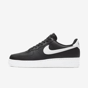 Nike Air Force 1 07 Moški Superge Črna / Bela | NK326JVZ