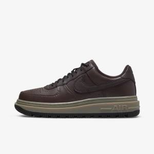 Nike Air Force 1 Luxe Moški Superge Rjav / Črna / Temno Rjav | NK098KQG