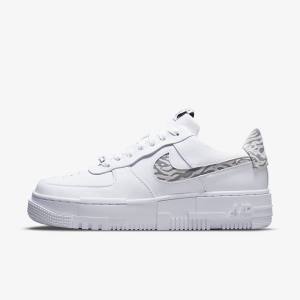 Nike Air Force 1 Pixel SE Ženske Superge Bela / Siva / Bela | NK761HTV