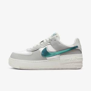 Nike Air Force 1 Shadow Ženske Superge Bela / Siva / Bela | NK314HCT