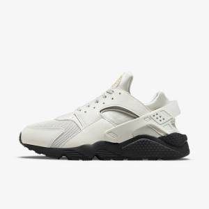 Nike Air Huarache Moški Superge Svetloba Bež / Črna / Srebrna / Zlato | NK687KDE