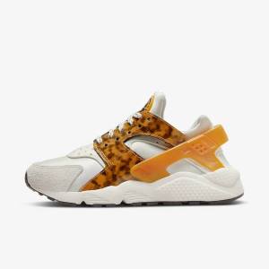 Nike Air Huarache Ženske Superge Rjav / Svetloba Bež / Rumena | NK156LBT