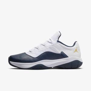 Nike Air Jordan 11 CMFT Low Moški Jordan Čevlji Bela / Mornarica | NK436UCW