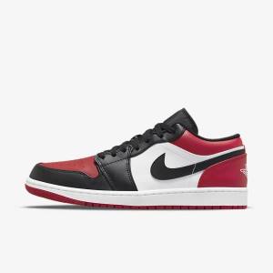 Nike Air Jordan 1 Low Moški Jordan Čevlji Rdeča / Črna / Bela | NK360KCI